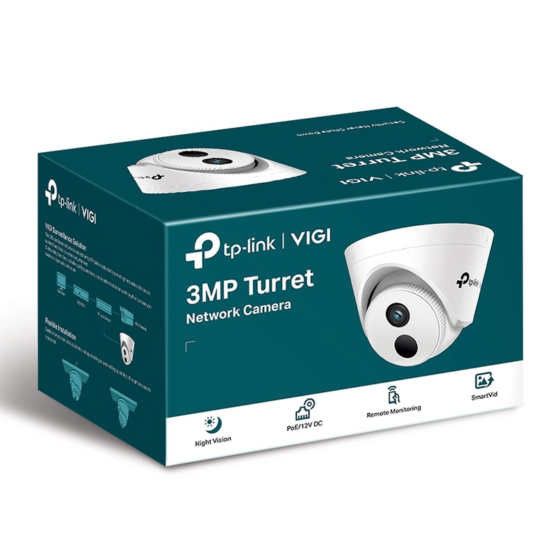 TP-Link Cam Turret Network 3MP VIGIC400HP-28