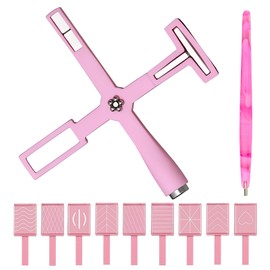 Lumcrissy 11Pcs Cat Eye Gel Nail Polish Magnet Set - 5 in 1 Multifunction Strong Suction Magnetic Nail Art Tools with Silicone Case for Salon-Quality DIY Manicures