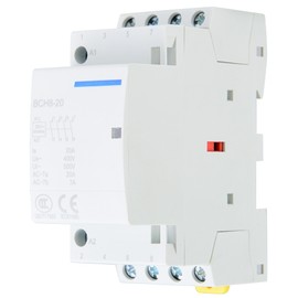 4P 20A 2NO 2NC Household AC Contactor DIN Rail Mount (/)