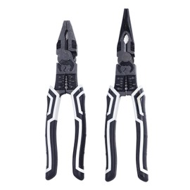 Wire Cutter Needle Nose Pliers Set 9in Multifunctional Labor Saving CRV Steel for Crafting Electrician Home Repair