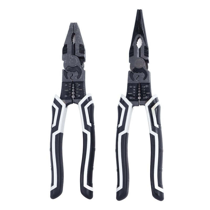 Wire Cutter Needle Nose Pliers Set 9in Multifunctional Labor Saving