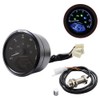 ANCLLO Universal Motorcycle Odometer LCD Digital Speedometer Tachometer Gauges with
