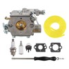 MOTOALL 309376002 Carburetor Chainsaw for Ryobi RY3714 RY3716 with Spark