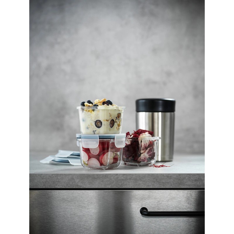 IKEA IKEA 365+ Food Container With Lid Square/glass 3 Pack