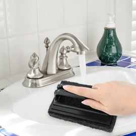 Pool Sponge Brushes, Pool Cleaning Hand Scrubber, Swimming Pool Brush with Handle, Pool Cleaning Brush, for Kitchen, Bathroom, Spas, Swimming Pool