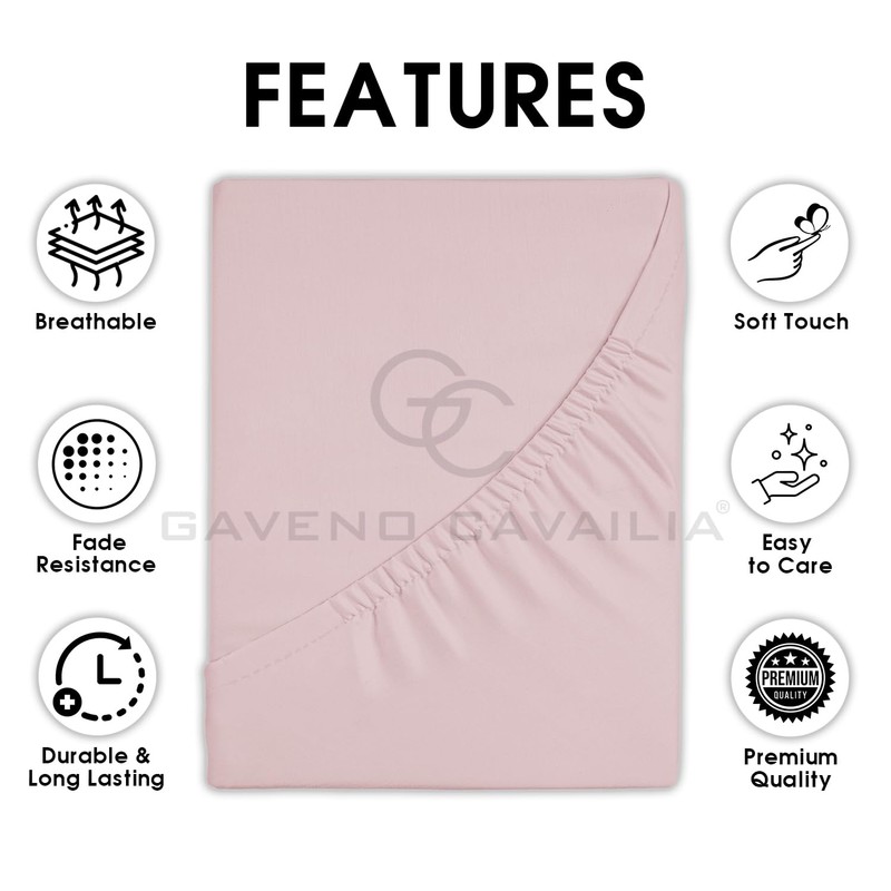 GC GAVENO CAVAILIA Plain Sheets King Size (150 X 200