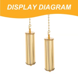 HOMSFOU Weights for Grandfather Clocks Weights for Vintage Wall Clocks Heavy Iron Watch Weights and Replacement Parts for Chain Wall Clock Mechanisms