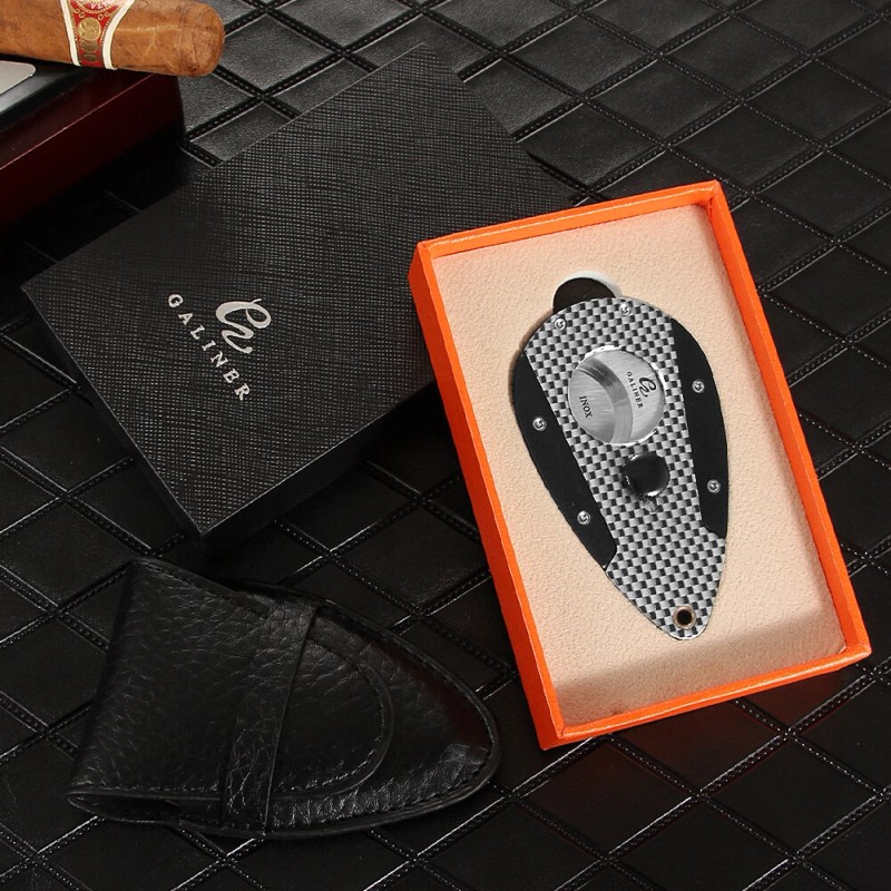 Galiner Portable Cigar Cutter Stainless Steel Knife Sharp Blade Scissor