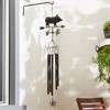 Accent Plus Iron Weathervane Windchime, Outdoor Chimes for Yard &