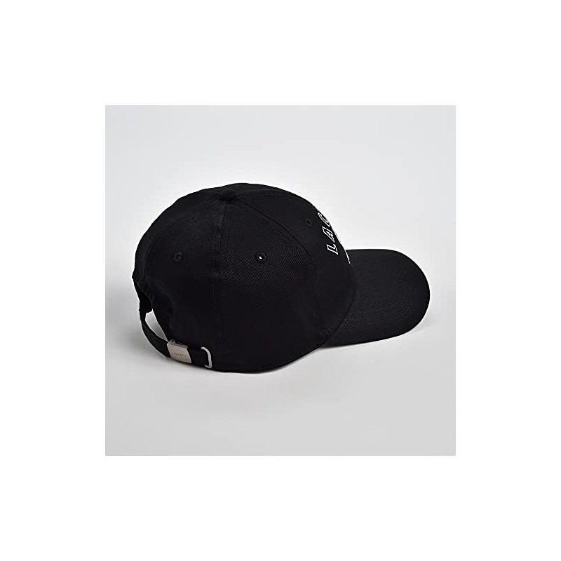 Lacoste L3502 Cotton 6PANEL CAP (Cotton, 6 Panels, Cap), Black,