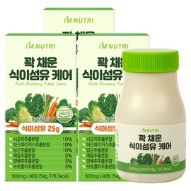 I'm Nutri Fully Fiber Dietary Fiber Care 18-Variety Fruit and Vegetable Balance 3 Boxes / 아임뉴트리 꽉 채운 식이섬유 케어 과채 18종 밸런스 3박스