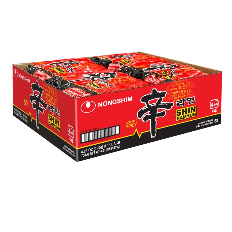 Nongshim Ramen Noodles, Gourmet Instant Ramen, Premium Microwavable Noodle Soup,