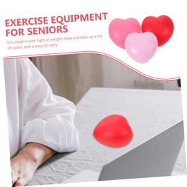 PACKOVE 3Pcs Hand Grip Ball Soft PU Finger Strengthening Equipment for Seniors for Hand Exercise Muscle Training Office