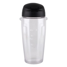 Joyparts 2PCS Replacement Parts Cups with Lids 20oz Smoothie Bottle ， Compatible with Oster Classic Series Blender