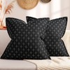 ZWJD Throw Pillow Covers 18x18 Set of 2 Soft Polyester