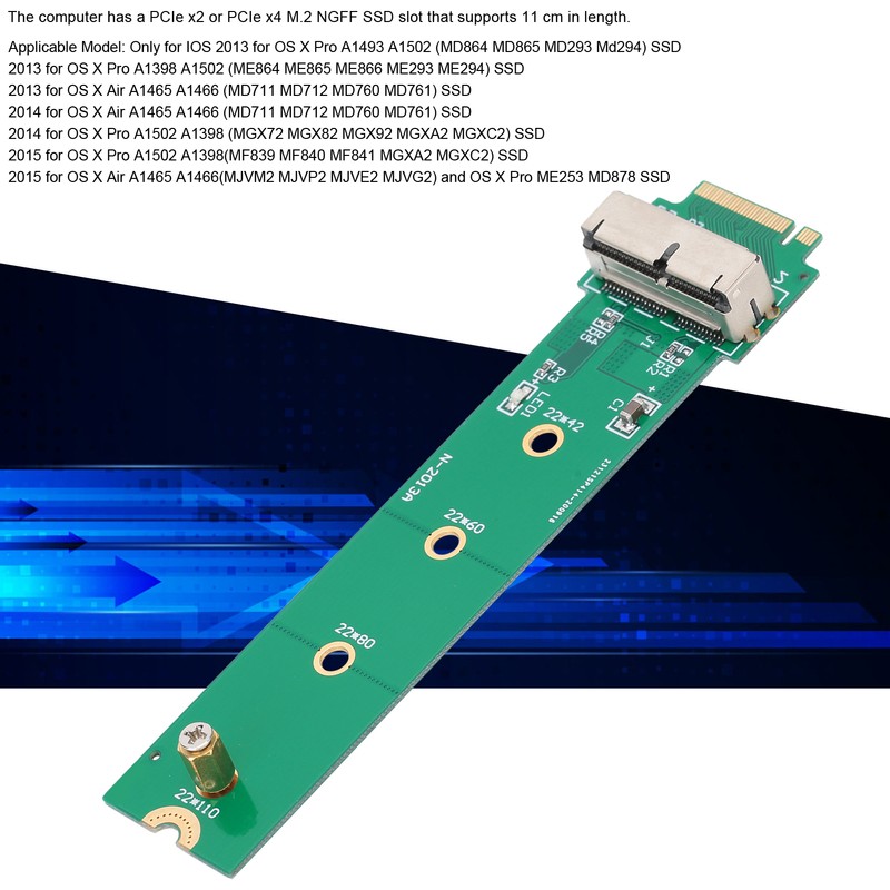 Adapter Card 2014 2013 for OS X AIR A1466 A1465
