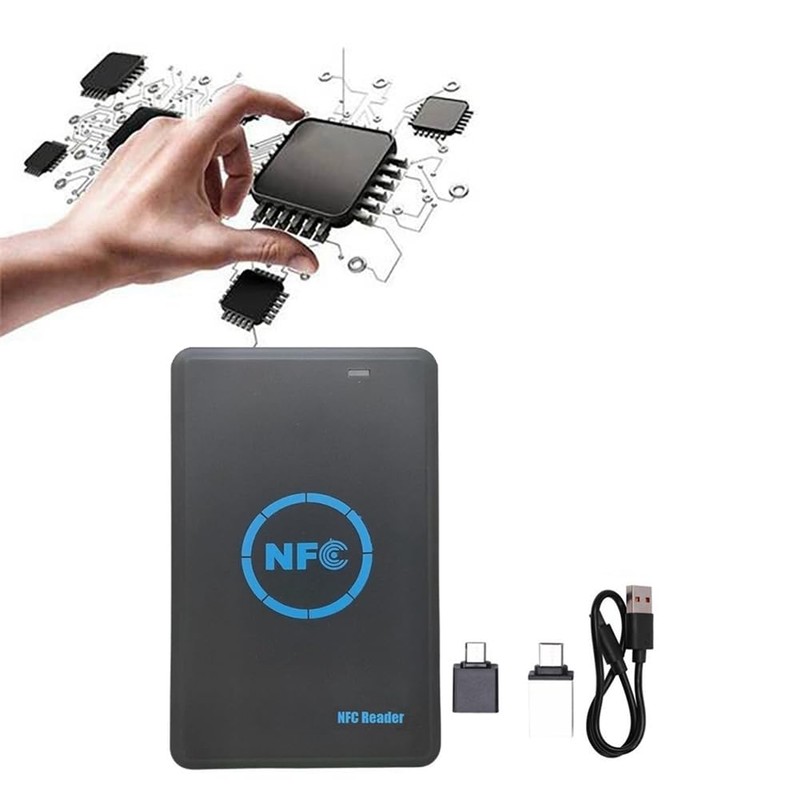 Aswalling NFC Reader Copier UID Keychain+ 5 Frequency RFID Smart