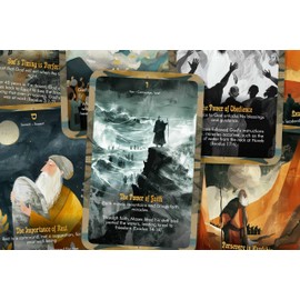 Ibiza Tarot The Oracle of Moses - Leader and Prophet - Oracle Cards - Divination Tools - Kabbalah Letters - Jewish Mindful Cards