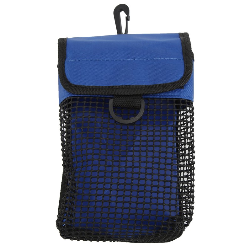 21x14cm Portable Diving Mesh Gear Bag with Hang Buckle Lightweight
