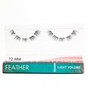 GAZELLE Luxury Feather Natural Lash Clusters 12mm, Soft Korean Silk