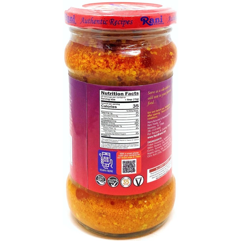 Rani Amla Pickle (Spicy Gooseberry Relish with Spices) 10.5oz (300g)