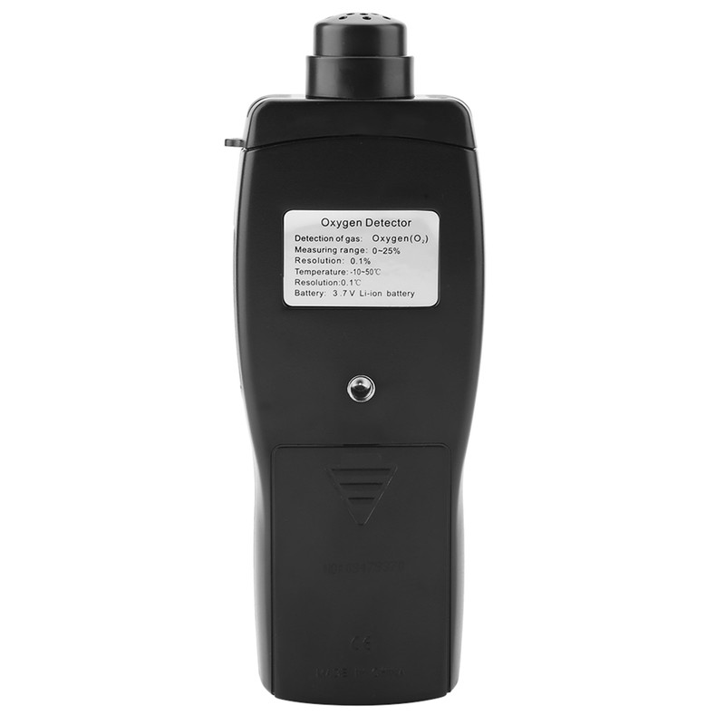 SMART SENSOR AR8100 Oxygen Detector Rechargeable LCD O2 Gas Meter