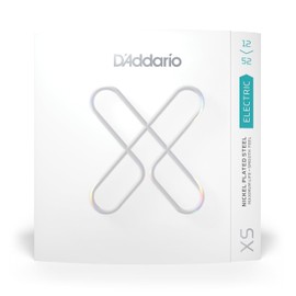 D'Addario Guitar Strings - XS Nickel Coated Electric Guitar Strings - XSE1252W - Maximum Life with Smooth Feel & Exceptional Tone - For 6 String Guitars - 12-52 Light Wound Third