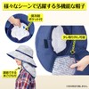 Como Life Aluminum Mesh Hat, Sun Protection to the Neck,