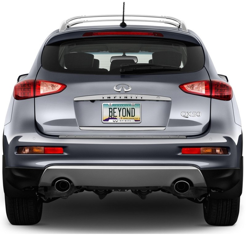 Au-Tomotive Gold Infiniti Stainless Steel Frame – Laser Etched Mirrored