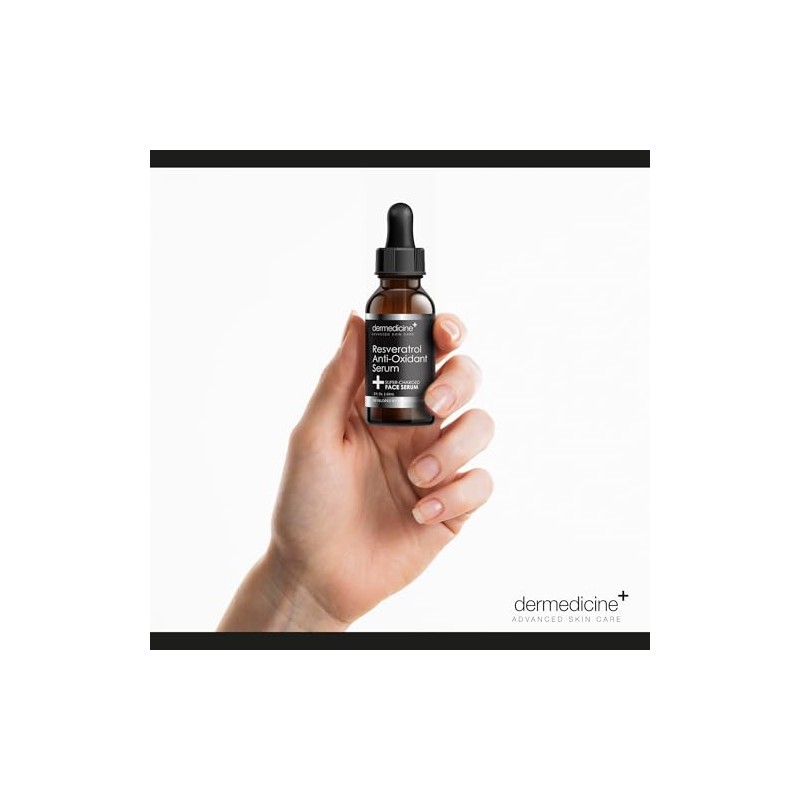 Dermedicine Srum Lquido De Resveratrol Para El Cuidado Facial, Efecto