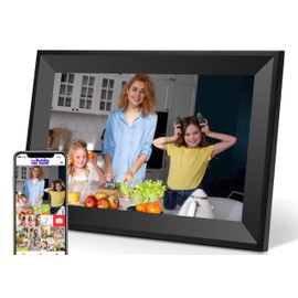 Obafepd Digital Picture Frame 10.1 Inch HD Touch Screen Digital Photo Frame WiFi Enabled,16GB Storage,Auto-Rotate,Instant Sharing via Smartphone apps& Family Bonding-Gift Appeal