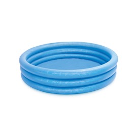 INTEX 58426EP Crystal Blue Inflatable Kiddie Pool, 58in x 13in, for Ages 2+