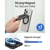 Sinjimoru for MagSafe Wallet, Adjustable Stand with Magnetic Wallet, 3000G