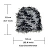 CORIRESHA Unisex Distressed Beanie Fuzzy Knitted Hat Winter Warm Outdoor