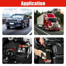 AQJ 1Pair Car Battery cable Positive/Negat