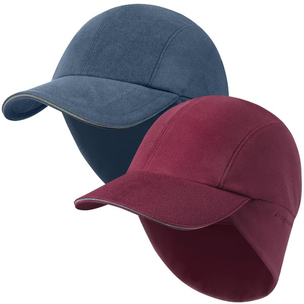 GADIEMKENSD Winter Running Baseball Cap Women Ponytail Beanie with Ear