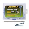 LIONMAX #8 x 2-1/2 Inch Pocket Hole Screws Exterior, 195