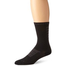 Tommie Copper Men's Recovery Kick-Start Dress Crew Socks, Black, 12-14.5