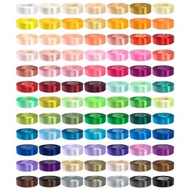 e-kurzwaren Satin Ribbon Decorative Ribbon Wedding Gift Ribbon Cards