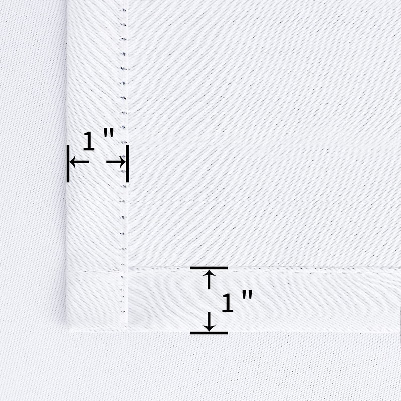 BGment Pure White Curtains 40 Inches Length for Kitchen Windows