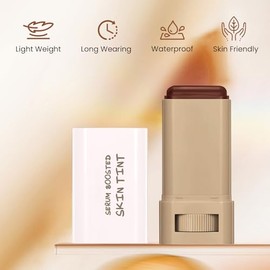 Base Maquillaje Barra Skin Tint Ligera Larga Duración Impermeable