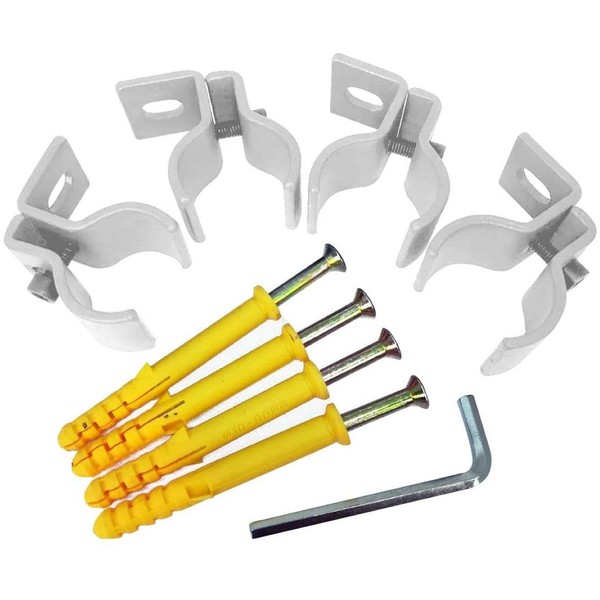 Universal Vertical Designer Radiator Wall Brackets with Mounting Kit, Patented