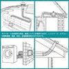 OOPPEN Duct Hose, Flexible Duct, Aluminum Hose for Ventilation, Funnel,