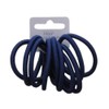 10 Navy Blue Snag Free Hair Elastics IN9569