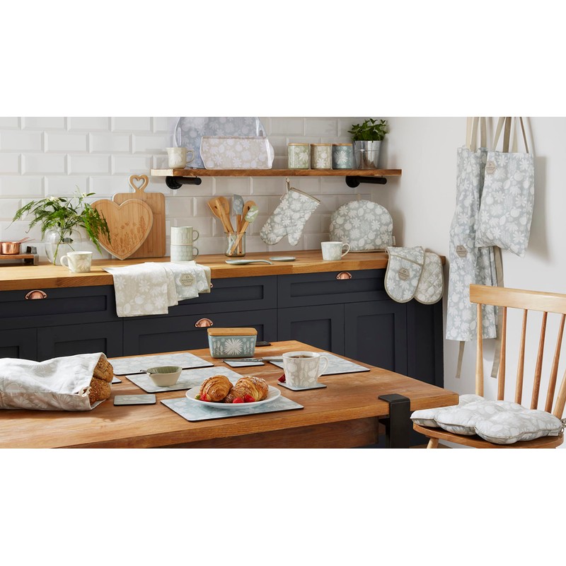 Cooksmart British Designed Kitchen Aprons For Women | 100% Cotton