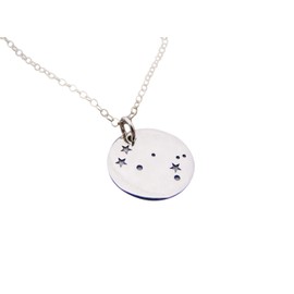 Gemini Zodiac - Constellation Necklace - Sterling Silver - Astrology Necklace - Gift for Her