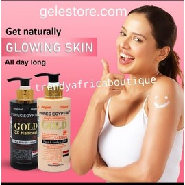 SDGL Purec Egyptian Gold 3X HC face & body LOTION & SERUM  SET Spf 40