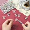 KitBeads 60Pcs 10 Colors Guardian Angel Charms Mini Acrylic Round