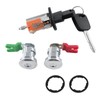Ignition Switch Lock Cylinder&Two Door Lock Cylinder Set With 2