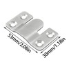 4 Pairs Stainless Steel Premium Flush Concealed Mount Brackets, Universal